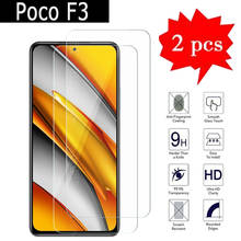 2-1Pcs Premium Glass For Poco F3 Cover Phone Protection Film On Xiaomi Poco F3 9H 2.5D Explosion Proof Tempered Glass 2024 - buy cheap