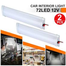 2pcs Car Interior Led Light Bar 10W LED White Light Tube with Switch for Van Lorry Truck RV for Camper Boat Indoor Ceiling Light 2024 - buy cheap