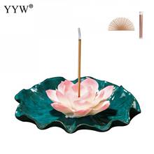 Lotus Leaf Incense Burner Zen Lotus Incense Burner Incense Stick Creative For Home Or Office Ornaments Incense Stick Holder 2024 - buy cheap