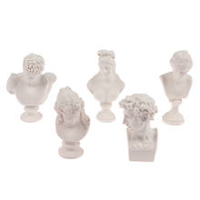 White Resin Bust Sculpture 1/12 Dollhouse Miniature Furniture Simulation Pretend Doll House Accessoreis 2024 - buy cheap