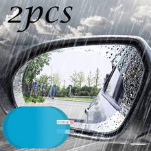 Película protectora antiniebla para espejo retrovisor de coche, pegatina impermeable a prueba de lluvia, transparente, 2 unids/set 2024 - compra barato