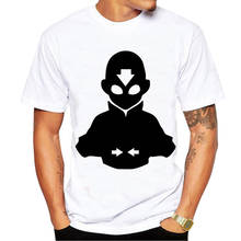 Avatar, a lenda do aang, camiseta masculina de manga curta, estampa divertida, modelo animado, camiseta lenda de aang, presente 2024 - compre barato