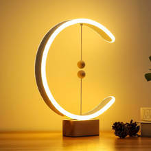 Creative Intelligent Desk Lamp Magnetic Suspension Balance Decorative Bedside Night Light 2024 - buy cheap