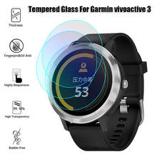 Protectores de pantalla para reloj inteligente Garmin Vivoactive 3, películas protectoras de vidrio templado 2.5D Premium, duraderas, novedad 2024 - compra barato