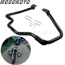 Мотоцикл 1-1/4 "Защита двигателя усы Crash Bars для Harley Dyna Street Fat Bob FXDF/FXDB 2006-2016 17 Low Rider Super Glide 2024 - купить недорого