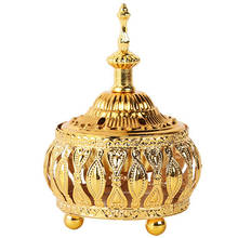 Traditional Arabian Incense Burner Metal Bakhoor Censer Home Diffuser Craft Decoration Middle Eastern European Style 2024 - buy cheap