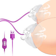 for Woman Female Masturbation Nipple Sucker Breast Enlarge Massager 20 Speeds Electric Lick Tongue Nipple Vibrator Sex Toys 2024 - buy cheap