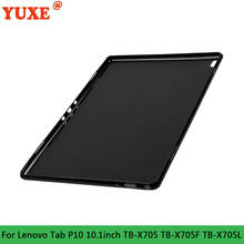 Capa de proteção para tablet, capa anti-queda de silicone tpu para lenovo tab p10 10.1 "de 10" 2024 - compre barato