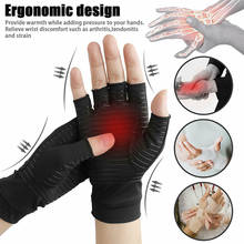 1pair Arthritis Gloves  Therapy Compression Gloves Half finger gloves Pain Relief Riding glove warm S/M/L Women Men 2024 - buy cheap