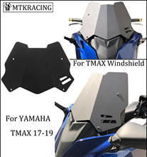 Лобовое стекло MMTKRACING для YAMAHA T-MAX tmax530 dx/sx, передний экран мотоцикла, лобовое стекло 2017-2019 2024 - купить недорого