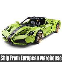 Mould King 13074 Technical Car Model Compatible 1:8 MOC-46921 Ferraried Enzo 42115 Model Building Blocks Christmas Toy Gift 2024 - buy cheap