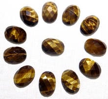 13*18mm Natural stone tiger eye Turquoises Quartz crystal Opal Cabochon Pendant for diy Jewelry making necklace Accessories30PCS 2024 - buy cheap