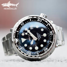HEIMDALLR Men's Diver Watch Sapphire NH35 Automatic Mechanical Watches Mens C3 Super Luminous Military Sports 200M Diving Watch 2022 - buy cheap