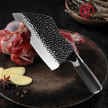 7.5 chef chef faca do chef de aço alto-carbono legumes carne cortar faca navalha afiada forjada cortando cutelo facas de cozinha grand sharp 2024 - compre barato