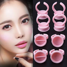 500PCS Disposable Anel Batoque Microblading Tattoo Ink Ring Cap Pigment Cups Glue Container Holder Makeup  Tattoo Accessorie 2024 - buy cheap