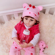 Muñeca de bebé Reborn realista para niños, juguete con jirafa, Adorable, de princesa, 48cm 2024 - compra barato