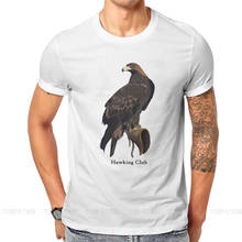 Футболка CHC с изображением золотого орла в стиле Харадзюку, футболка с принтом австралийского хостреба, удобная мужская футболка, уникальная идея для подарка 2024 - купить недорого