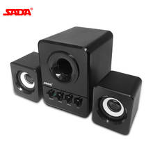SADA D-203 Combination Speaker USB Wired Computer Speaker Bass Stereo Music Player for Smart Phone Subwoofer Sound Box Speaker 2024 - buy cheap