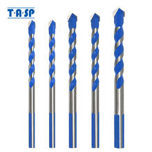 TASP 5pcs Multifunction Construction Triangle Drill Bit Set Carbide Tip for Masonry Tile Ceramic Wood Metal Drilling 6 8 10mm 2024 - buy cheap
