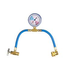 Freon R134a Air Conditioning Hosh Air Conditioning Recharge Measuring Hose Gauge R134a Refrigerante Open Valve Charging Pipe 2024 - buy cheap