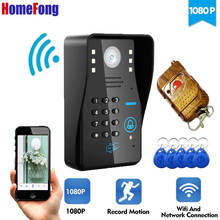 Homefong-interfone com vídeo para segurança doméstica, campainha, câmera com bloqueio eletrônico, sem fio, 1080p, wi-fi, interfone com vídeo 2024 - compre barato