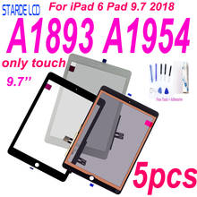 5pcs Touch For iPad 2018 Touchscreen Digitizer For iPad 6 iPad 9.7 2018 Touch Screen Glass Panel Replacement Sensor A1893 A1954 2024 - buy cheap