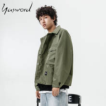 Yasword Original Autumn Men Jacket Fashion Man Casual Jackets Coat Windbreaker Turn Down Collar Quality Clothing Free Shipping 2024 - buy cheap