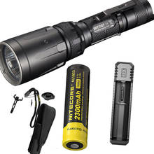 NITECORE SRT7GT Flashlight Set CREE XP-L HI V3 RGB UV Flashlight max 1000LM beam distance 450m torch + 18650 battery + charger 2024 - buy cheap