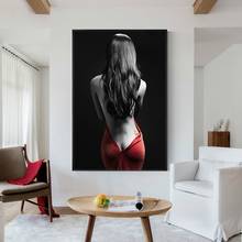 Modern Half Nude Women Posters and Prints Wall Art Canvas Painting Sexy Naked Pictures for Living Room Decor Cuadros 2024 - buy cheap