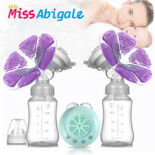 Double Electric Breast Pumps Powerful Nipple Suction USB Electric Breast Pump With Baby Milk Bottle Cold Heat Pad Nipple 2024 - buy cheap