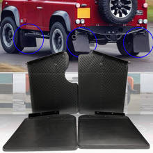 Front Rear Mud Flaps For land rover defend 90 Mudflaps Splash Guards Mudguards Dirty Traps Fender Flares 2024 - buy cheap