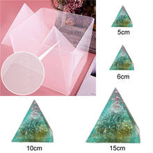 1 set Transparent Pyramid Silicone Mould DIY Resin Decorative Craft Jewelry Making Mold resin molds for jewelry pyramid mold DIY 2024 - buy cheap