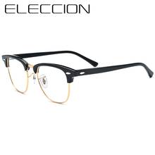 ELECCION Acetate Vintage Frame Woman's Glasses Full Rim Square Optical Myopia Frames Eyeglasses Prescription Eye Glass for Men 2024 - buy cheap