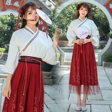 Costume Women Ancient Hanfu Dress Folk Dance Han Dynasty Princess Fairy Hanfu Dress Oriental Style Dance Clothing Girl Cosplay 2024 - buy cheap
