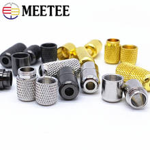 Meetee 10pcs 18mm Metal Connection Buckles Shoelace Cord Lock DIY Hat Cord End Costume Stopper Hook Accessories DS011 2024 - buy cheap