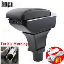For Kia Morning armrest car arm rest leather storage box accessories center console car-styling decoration automobile 2024 - buy cheap