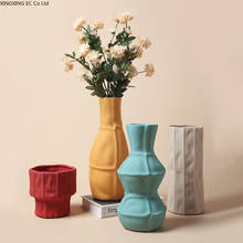 Гидропонная керамическая ваза, современная настольная ваза для цветов, светильник, роскошное украшение для дома, ваза для украшения гостиной 2024 - купить недорого