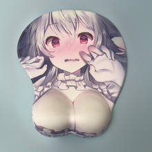 FFFAS 3D Mouse Pad Mat Ghost Princess Anime Wrist Rest Breast Oppai Girl Gaming Mousepad for Computer Laptop Germany 2024 - buy cheap