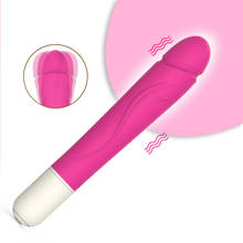 Consolador vibrador Real de 10 modos para mujer, estimulador de clítoris y Vagina femenina suave, masajeador, masturbador, productos sexuales para adultos 2024 - compra barato