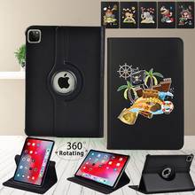 360 Rotating Tablet Case for Apple IPad Pro 9.7"/Pro 10.5"/Pro 11" 2018 2020 Anti-fall Cartoon Series Smart Leather Cover Case 2024 - buy cheap