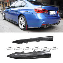 OLOTDI Auto Tuning Carbon Fiber Rear Side Splitters Bumper Spoiler for BMW 3 Series F30 M-Tech Car Styling 2024 - buy cheap