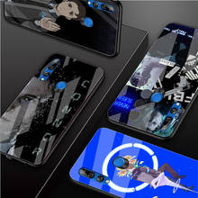 Capa de celular luxuosa em vidro temperado, para huawei honor 30, 20, 10 lite pro, 8x, 9, 10i, com rk800 2024 - compre barato