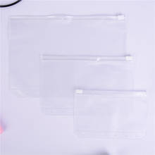 1pcs A5 A6 A7 File Holders 6 Holes Transparent Loose Leaf Storage Bag Pouch Self-Styled Zipper Filing Bag Document Organizer 2024 - buy cheap