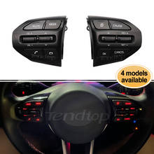 Botones de Control de crucero del volante para KIA K2 RIO 2017 2018 2019 RIO, Bluetooth, interruptor de volumen del teléfono, perilla de cambio para piezas de coche 2024 - compra barato