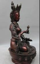 12" Tibet Buddhism Bronze Copper Vajradhara Vajrasattva Buddha Bodhisattva Statue 2024 - buy cheap