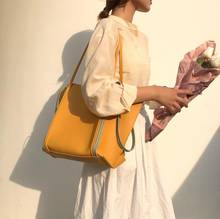 Bolsas de mão de couro femininas anawishare, bolsa grande com alça de ombro, designer feminino 2024 - compre barato