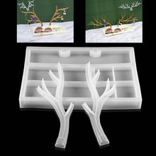 Big Antler Tree Branch Crystal Resin Epoxy Silicone Molds Jewelry Display Rack Manual Swing Table Mold For DIY Jewelry Tray Mold 2024 - buy cheap