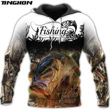 New Fashion Animal Fishing Art Harajuku casual Tracksuit Funny 3D Print Hoodies/Sweatshirt/Jacket/Mens Womens  XS 6XL 7XL 08 2024 - buy cheap