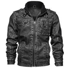 New Men Leather Suede Jacket Autumn Winter Thicken Moto & Biker Leather Jacket Male Outerwear Bomber Jackets Plus Size XL-5XL 2024 - buy cheap