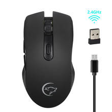 2.4G Wireless Gaming Mouse Computer Mouse Gamer Ergonomic Portable Optical PC Mice Rechargeable Wireless Mouse For PC Laptop 2024 - buy cheap
